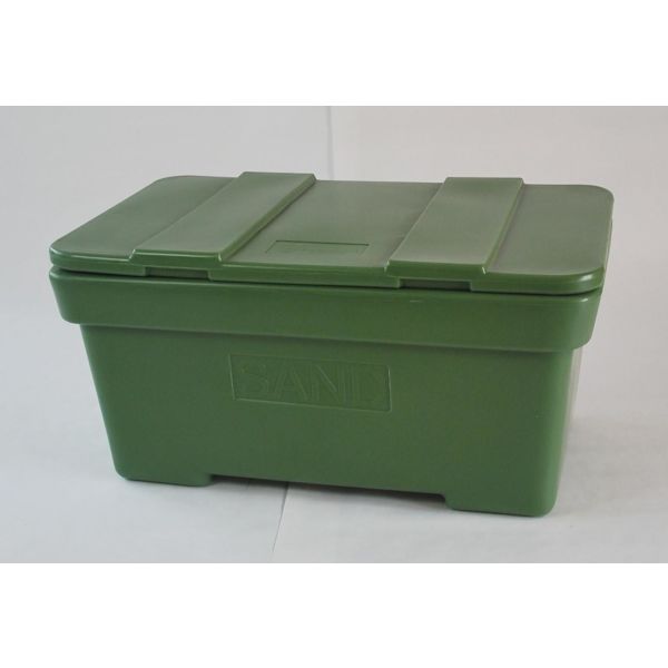 Västia Plastindustri 4020001 Kasse til gatesand 200 l, 1010 x 490 x 610 mm Grønn