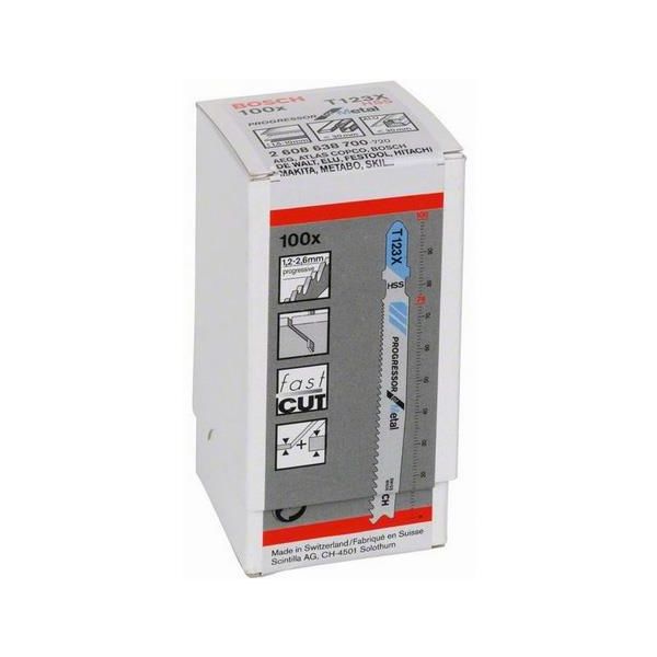 Bosch Progressor for Metal Stikksagblad 100mm 100-pakn.