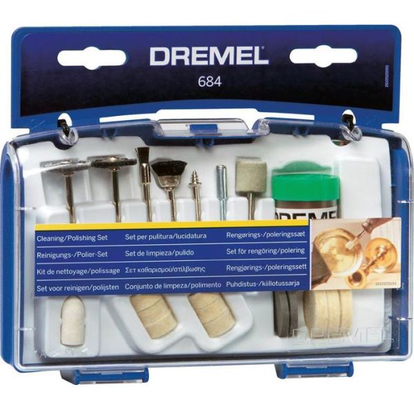 Dremel 684 Rengjørings/poleringssett 20 deler