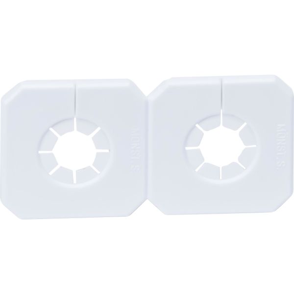 Purus Duo-Täck 52173 Dekkbrikke hvit 10-18 mm 40 c/c