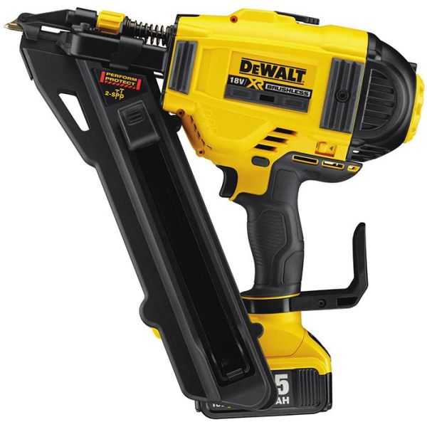 Dewalt DCN693P2 Ankerspikerpistol med 5,0Ah-batterier og lader