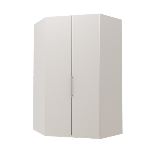 Walk-in Atlanta garderobe 216 cm, Hvit, Hvit