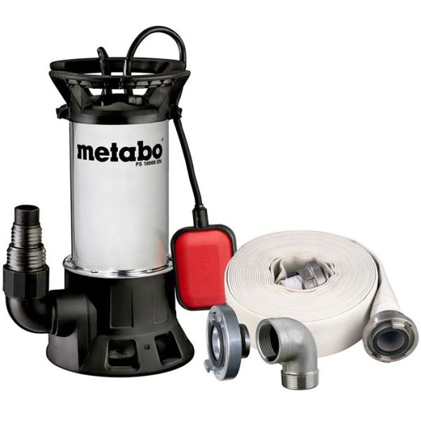 Metabo PS 18000SN Skittenvannspumpe med slange og kobling