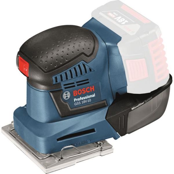 Bosch GSS 18V-10 Plansliper uten batterier og lader