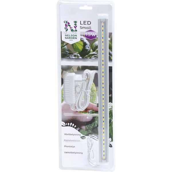 Nelson Garden 5564 LED-vekstbelysning small, 15 W, med adapter