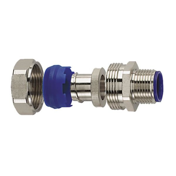 Hellermann Tyton 166-32200 Kompresjonskobling LTS-FMC, fast, med polyamidtetning Nominell Ø 10 mm, M12