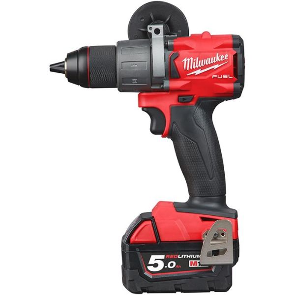 Milwaukee M18 FPD2-502X Slagbormaskin med 5,0Ah-batterier og lader