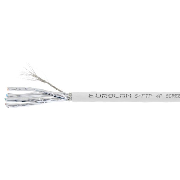 Eurolan 19D-F7A-23WT-0 Datakabel 8 ledere x 4 kabler, 0,58 mm 1 m, kappet