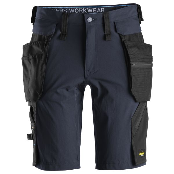 Snickers 6108 LiteWork Shorts marineblå/svart C44