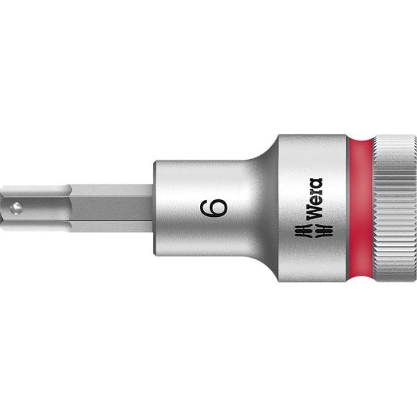 Wera 8740 C HF Sekskanthylse 1/2" 6 mm, 60 mm lang