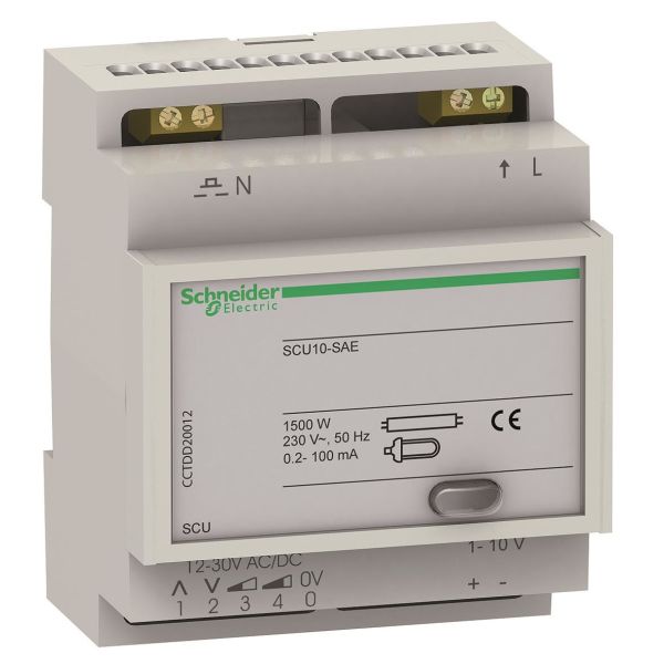 Schneider Electric CCTDD20012 Dimmer 1–10 V, 50 Hz, IP20