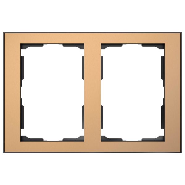 Elko EKO06458 Kombinasjonsramme kobber/svart 2 x 1½ rom