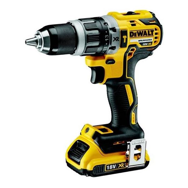 Dewalt DCD796D2 Slagbormaskin med 2,0Ah-batterier og lader