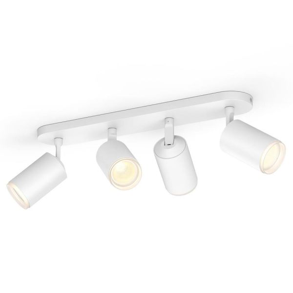 Philips Hue Fugato Spotlight hvit, 4 x 5,7 W LED