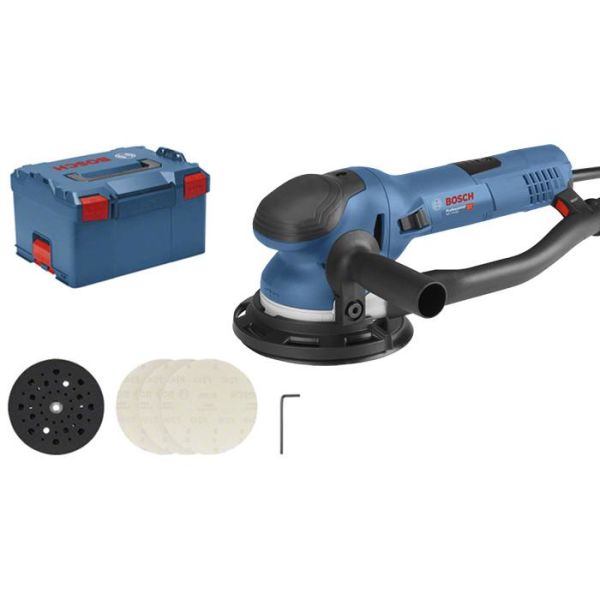 Bosch GET 75-150 Eksentersliper med L-BOXX, 750 W