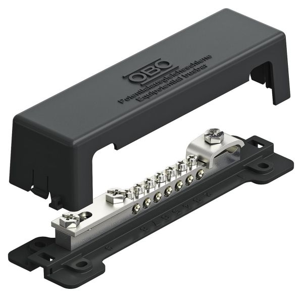 Obo Bettermann 5015111 Potensialutjevningsskinne forniklet messing