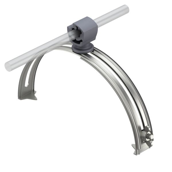 Obo Bettermann 5202868 Møneteglkrampe med snappklemme 8-10 mm, rustfritt stål