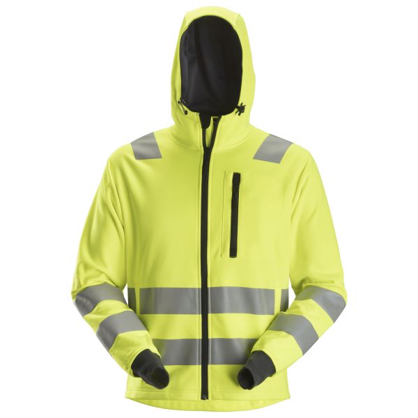 Snickers 8039 AllroundWork Hettegenser varsel, gul XS