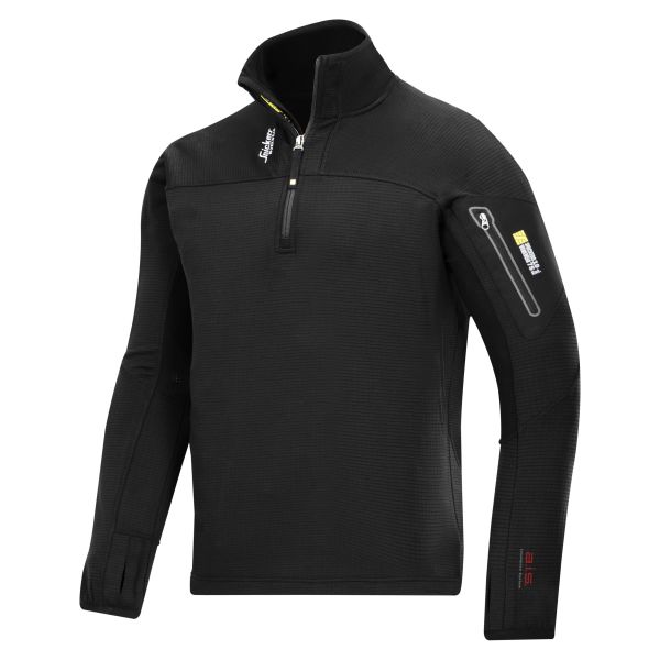 Snickers 9435 Genser svart, microfleece XS