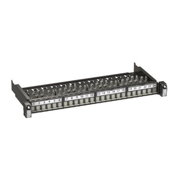 Schneider Electric VDIG111241F Patchpanel 19 tommers montering, snittklemme