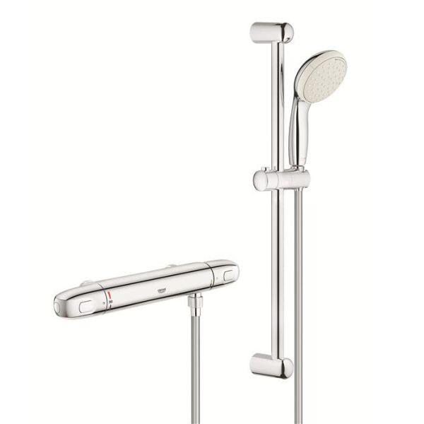 Grohe GRT 1000 Dusjpakke med dusjsett og dusjbatteri, 150 c/c