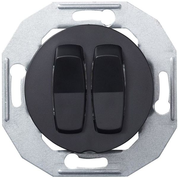 Schneider Electric Renova WDE011216 Vippestrømstiller uten ramme, svart Krone