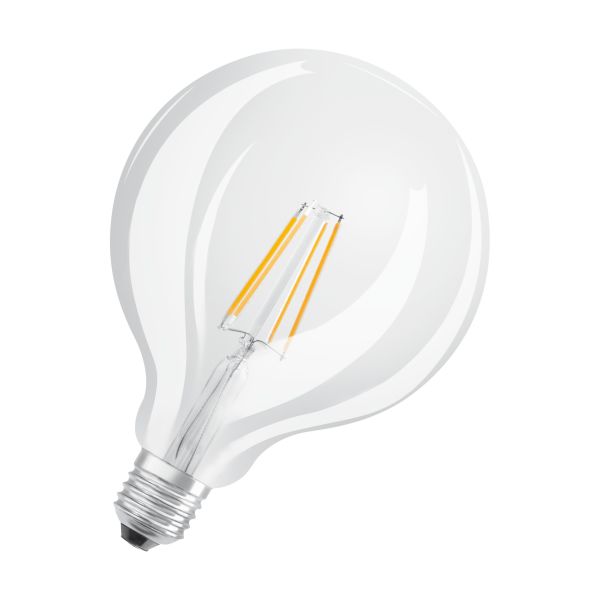 Osram PARATHOM Retrofit CLASSIC GLOBE LED-lampe klar, 2700 K, E27 4W, 470 lm