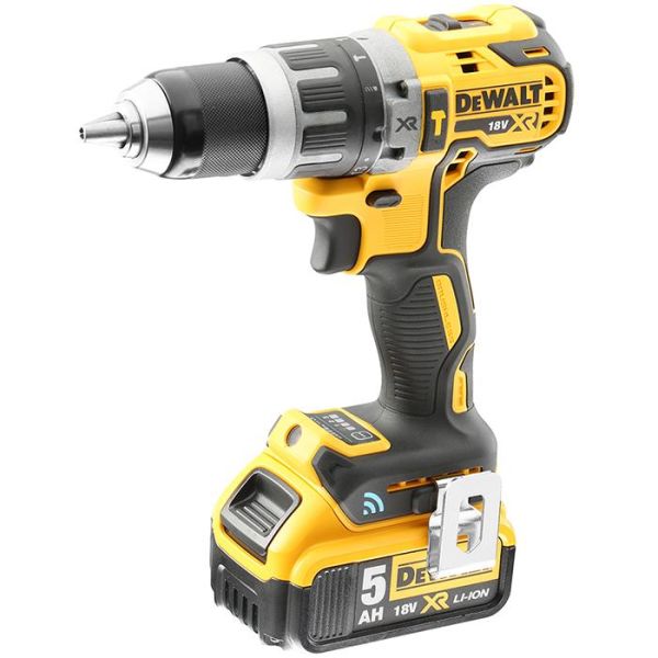 Dewalt DCD797P2B Borskrutrekker med 5,0Ah-batterier og lader
