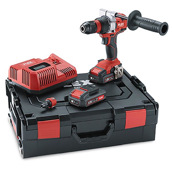 Flex DD2G 18.0-EC Set Borskrutrekker med batterier og lader