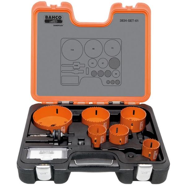 Bahco 3834-SET-61 Hullsagsett