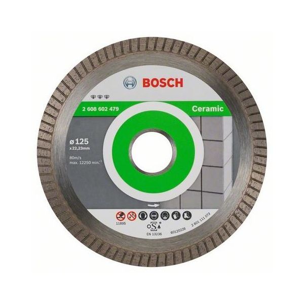 Bosch Best for Ceramic Extraclean Turbo Diamantkappskive 125x22,23mm