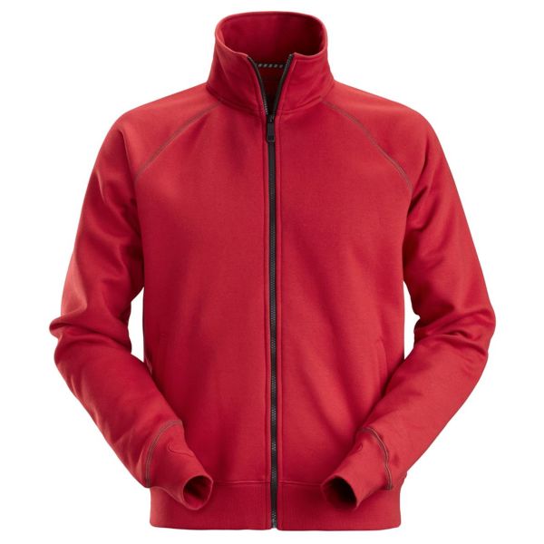Snickers 2886 AllroundWork Sweatshirtjakke rød XS