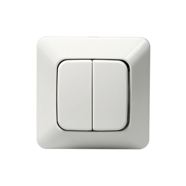 ABB 10666U4 Strømstiller innfelt, IP20, uten klor Dobbeltrapp