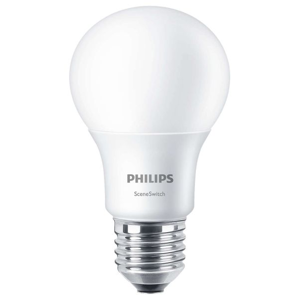 Philips SceneSwitch LED-lampe E27-sokkel 9,5 W