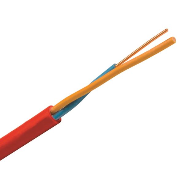 Nexans ALSECURE PREMIUM Alarmkabel brannsikker, 2 x 1,0 mm 1 m, kappet