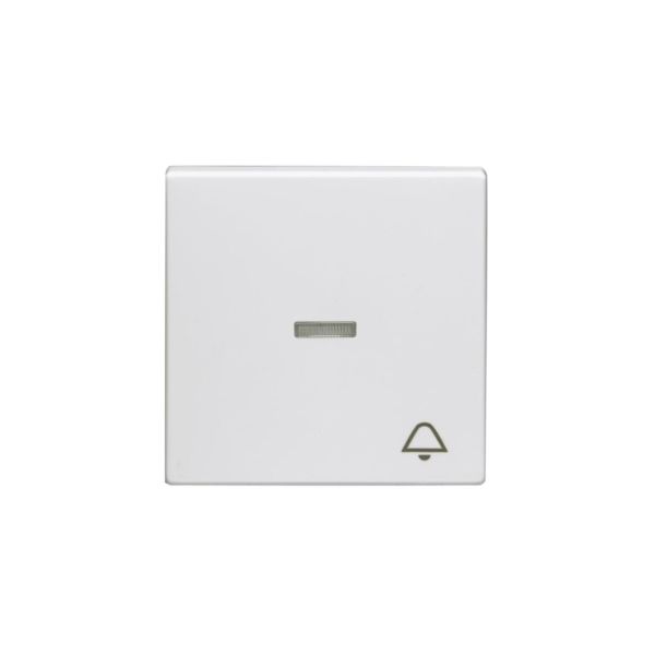 ABB 1789KL-84 Enkeltvippe 1-veis, hvit linse, klokke Hvit