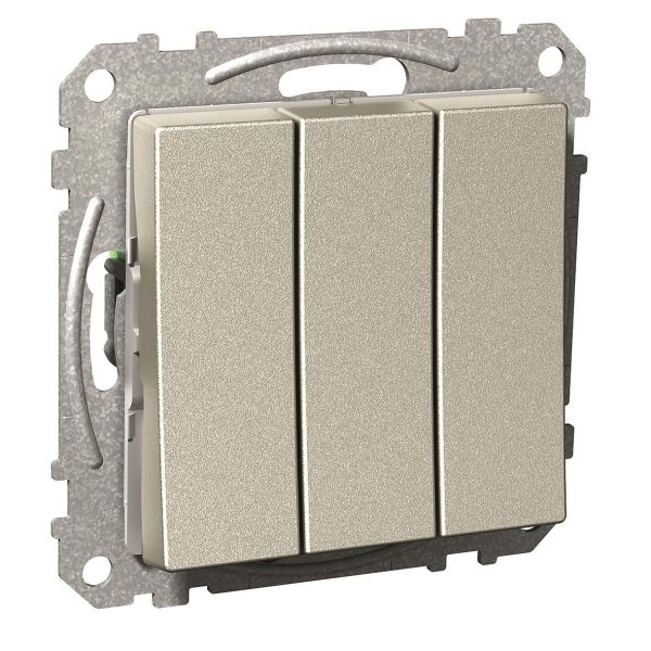 Schneider Electric Exxact Strømstiller 250 V, firkantet vippe 3-polet frakobler