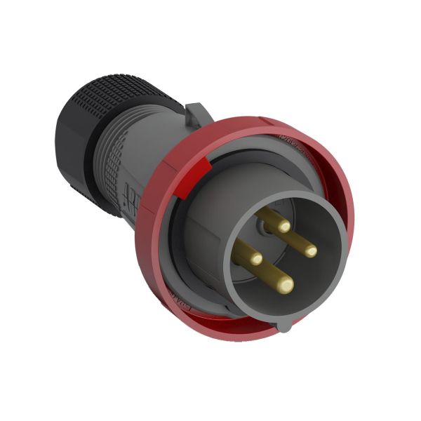 ABB 2CMA101103R1000 Støpsel IP67 Rød, 32 A, 4-polet