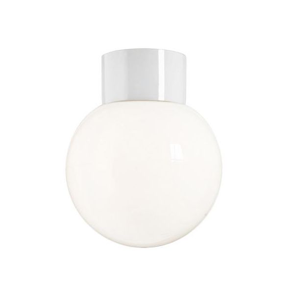 Ifö Electric 6041-840-10 Takarmatur blank, rett, IP54, LED Hvit