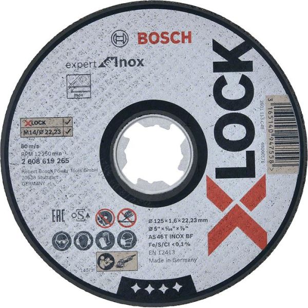 Bosch Expert for Inox Kappskive X-LOCK 115 × 1,6 × 22,23 mm