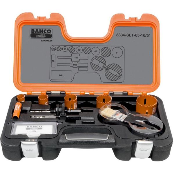 Bahco 3834-SET-65-16/51 Hullsagsett