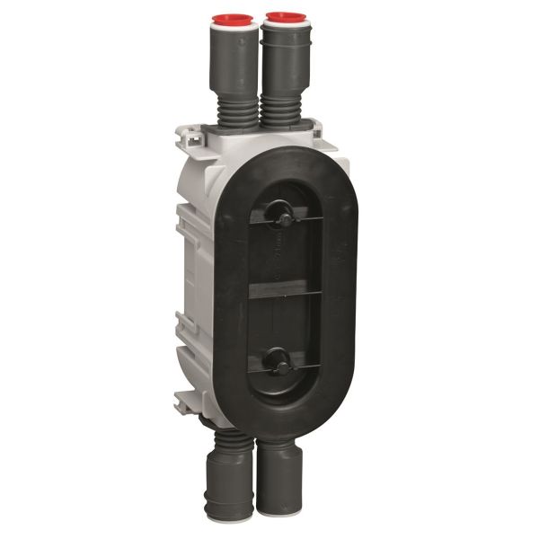 Schneider Electric IMT35006 Apparatboks brannklassifisert, dobbelt, 13/26 mm