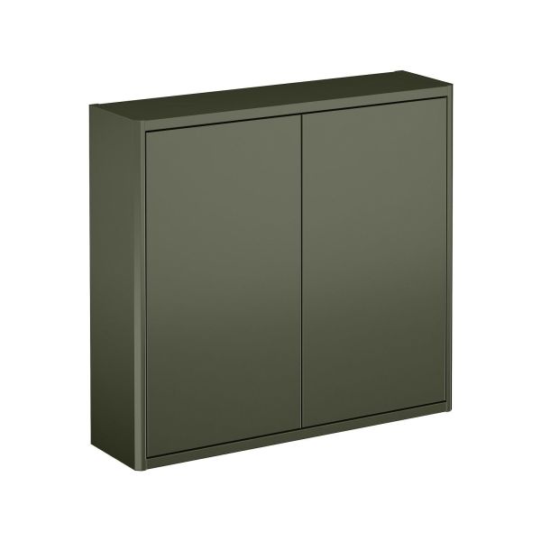 Gustavsberg Graphic Veggskap grønn, glatt 60 x 16 cm