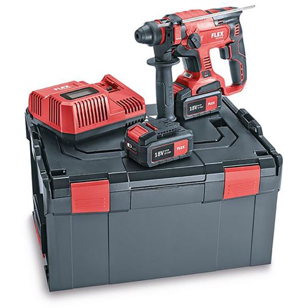 Flex CHE18.0-EC Set Kombihammer med batterier og lader