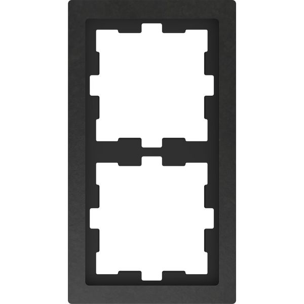 Schneider Electric MTN4020-6547 Kombinasjonsramme 2-roms, stein, skifer