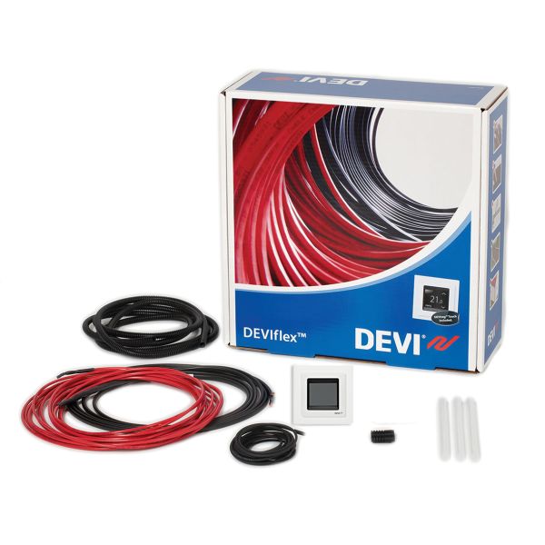 DEVI DEVIkit 100T Kabel med DEVIreg Touch 200W, 20 m