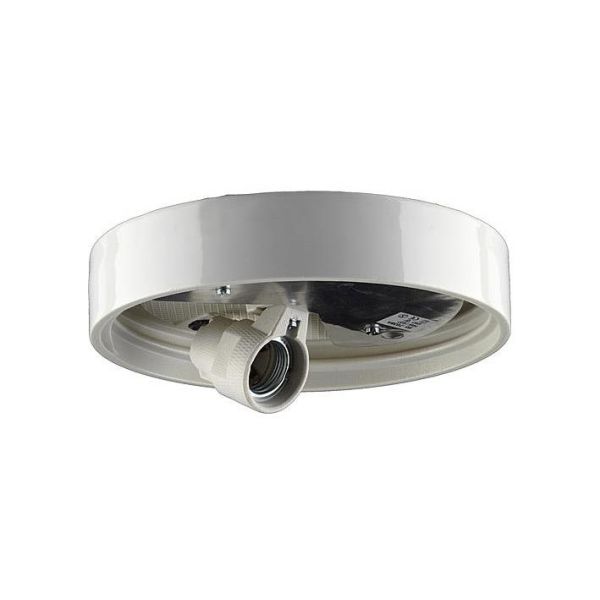 Ifö Electric 55752-000-10 Sokkel rett, E27, IP44 Hvit