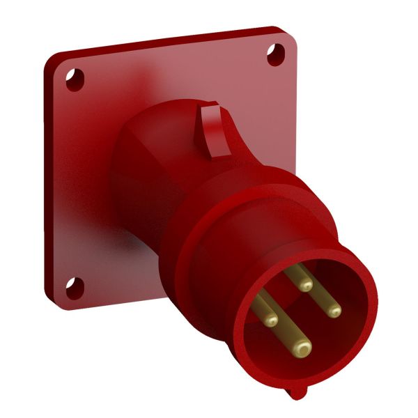 ABB 2CMA102312R1000 Panelinntak hurtigtilkoblet, vibrasjonsbestandig Vinklet, 4-polet, 16 A