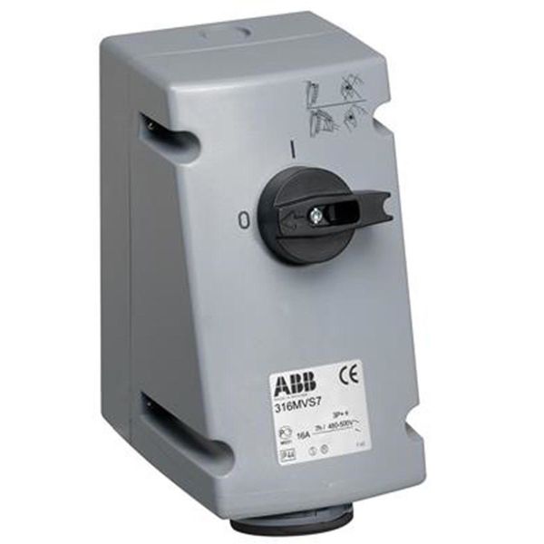 ABB 2CMA167655R1000 Vegguttak IP44, 3P+J, 16 A 500 V