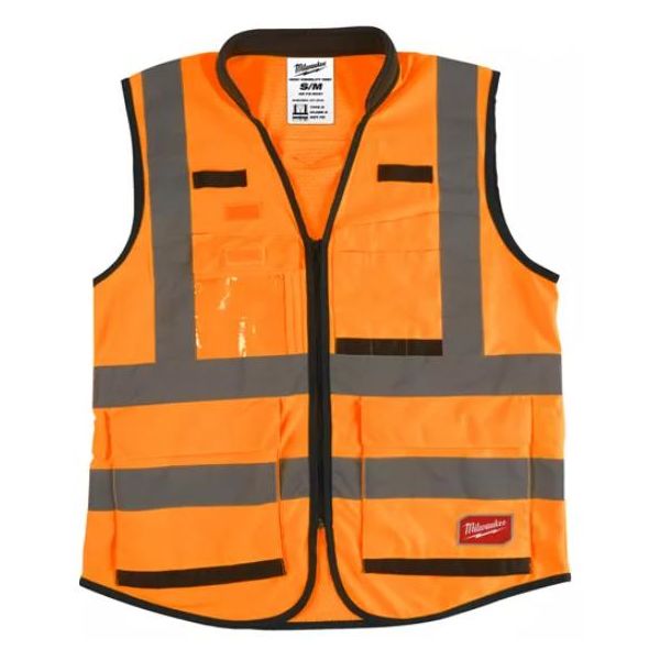 Milwaukee Hi Visible Premium Sikkerhetsvest varsel, oransje S/M